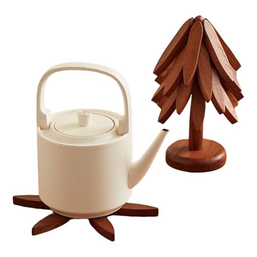 Dessous de plat en bois en forme d'arbre pour protéger vos tables