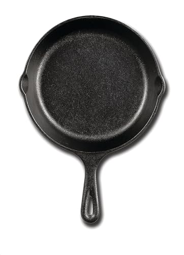 Lodge Seasoned Cast Iron Skillet - PFAS-Free, Non-Toxic Cookware - Use with an Oven, Stove, Grill, or Campfire - Naturally Non-Stick & Oven Safe - 6.5 Inches