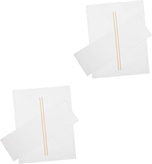 OUNONA 2 Sätze Ersatzbezug für den Regiestuhl Klappstuhl sitzbezug Abdeckung Campingstuhl Heureka Camping zubehör esszimmerstühle Ersatztuch für Campingstühle Klappstühle Stoff Holz Weiß