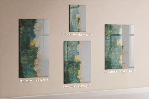 Tableau mural en verre effaçable 70x100 pour notes et photos de bureau - 6