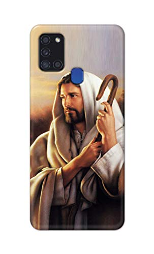 Image of PRINTFIDAA Catholic Image of Jesus Christ from Slovakia Hard Back Cover for Samsung Galaxy A21S, SM-A217F / DS, SM-A217M / DS, SM-A217F / DSN Back Cover -(P6) KAT1003