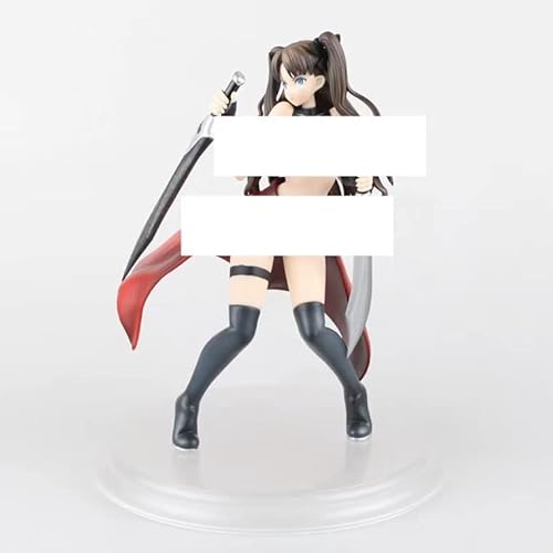 Tcxdoq Anime Double Knife Yuanban Rin Saber Figure - Anime Fate/Stay Of The Night Hand Office, Saber Movable Series Pvc Hand Office Decoration #TOP11