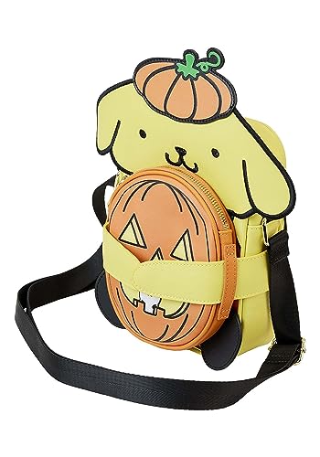 Loungefly Sanrio Pompompurin Halloween Crossbuddies Faux Leather Crossbody Bag3