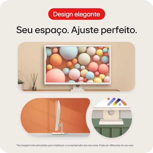 Monitor LG MyView Smart - Tela IPS de 32”, FHD, WebOS, ThinQ Home, Air Play 2, Screen Share, Bluetoo