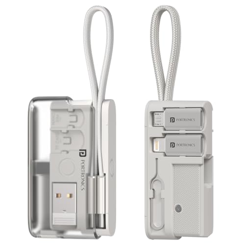 Portronics Store Portronics Snapcase Ultra 8-in-1 Cable Kit, 60W, - Image 2