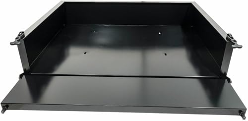 Miniatura 2 de Performance Plus Carts Yamaha G14, G16, G19 & G22 Golf Cart Black Steel Utility Cargo Box Kit with Brackets