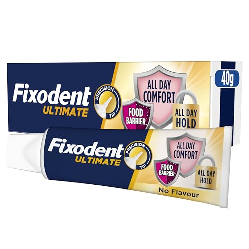 Fixodent Ultimate Denture Adhesive, Flavour Free 40g