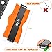 Contour Gauge (10 Inch) Adjustable Lock, Gifts for Men dad Husband Boyfriend, Super Gauge Shape Outline Tool for Woodworking, Anniversary Birthday Gifts Idea (Orange）
