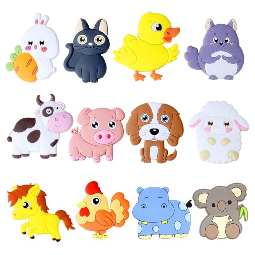 Tadpolez 12 Pièces Magnet Frigo Enfant,Aimant Enfant Educatif,Magnets Aimantés Enfants,Aimant...