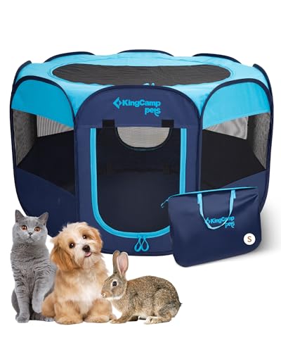 KingCamp Dog Playpen, Portable Foldable Cat...