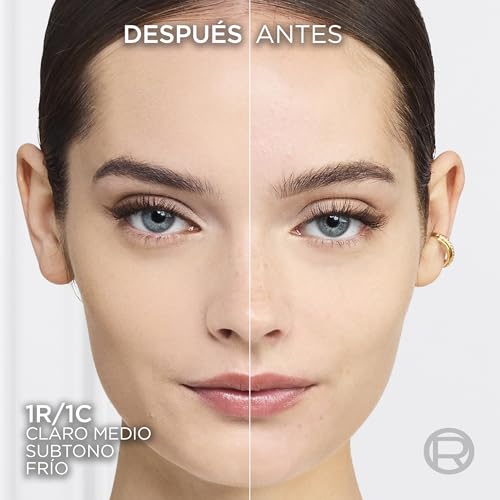 L'Oréal Paris - Flüssige Foundation – Feuchtigkeit 24 Stunden – Formel mit Hyaluronsäure – alle Hauttypen – Teint: Rosé-Elfenbein (1.R)… – Ansicht 5