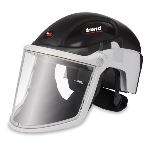 Trend Airshield Pro Max Vollgesichts-Atemschutzhelm mit Luftzirkulation und Kopf- & Augen-Schutz, AIR/PRO/M