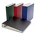 Archival Methods Collector Grade Three Ring Binder, 1.5" Thick, Holds 10" x 11" Pages, Red