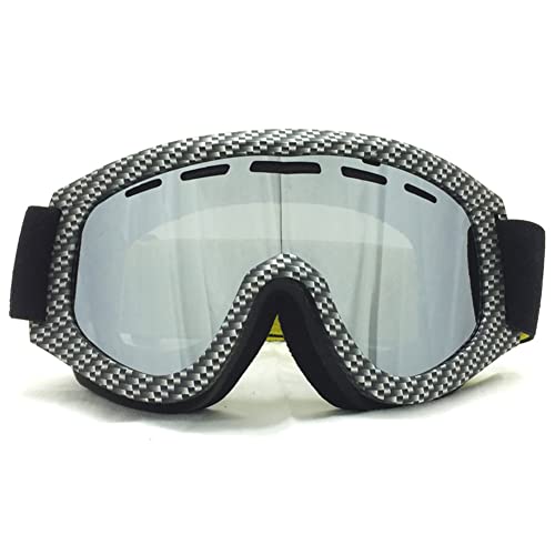 XJST Gafas De Nieve Unisex A Prueba De Viento 100% De Protección UV, Gafas De Esquí con Un Mejor Sistema De Ventilación, para Hombres, Mujeres, Jóvenes, Patinaje, Deportes De Nieve,C