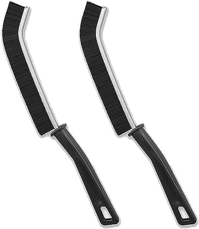 Trupradh Gap Cleaning Brush Bathroom Gap Cleaning Brush Clean The Dead Corners of Bathroom Kitchen Tiles Multifunctional Window Slots Multi-Purpose Door Window Track Deep Cleaning (Pack 2)