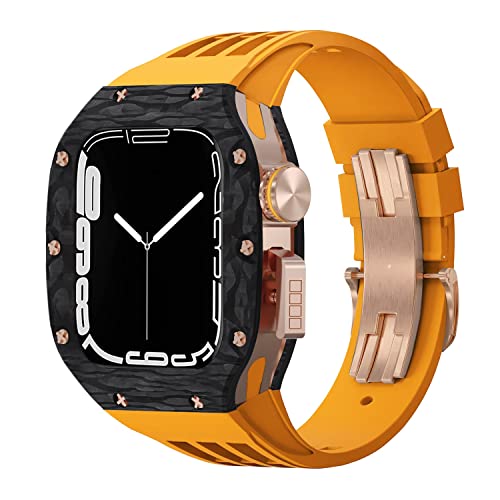 Kit modification Apple Watch bracelet fibre de carbone pour affirmer votre style au quotidien