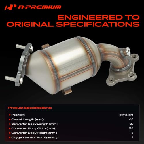 A-Premium Front Right Catalytic Converter, E.P.A Compliant by A-Premium - Used condition - Image 3