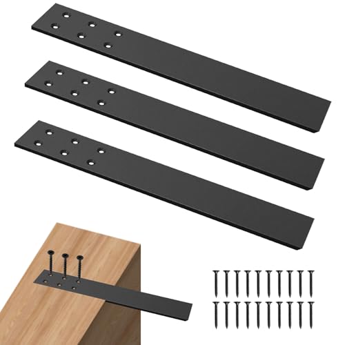 Image of 3 Pcs Countertop Support Brackets 16 Inch,countertop Support Bracket Outdoor 16"x2.5",Countertop Brackets for Granite /Quartz/Wood/Concret/ Laminate Countertops