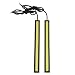LEMONBEST A pair of Super Bright Slim COB Car Vehicle LED Cool White Lights for DRL Fog Driving Lamp Waterproof 12V Black