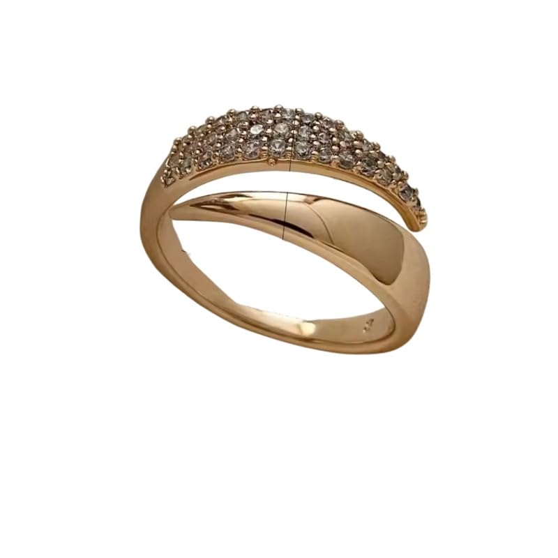 carl vinson Women Adjustable Diamond Cyber Opening Ring-picture-43