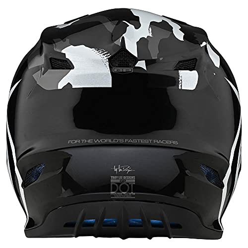 Troy Lee Designs Gp Overload Camo Adult Offroad Motocross Dirt Bike Atv Powersports Racing Full Face Helmets Lightweight Ventilated Men Women (Md, Black/Gray) #TOP3