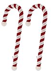 Haute Decor Candy Cane Stocking Holder (Large Classic 2-Pack) - Lightweight Yet Holds up to 10 pounds - Hang Your Christmas Stockings in Style