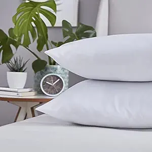 Shree Balaji Enterprises Comfortable Soft Sleeping Pillow with Machine Washable Pillow Takiya Set of 2 White Colour (27 x 16 Inches)