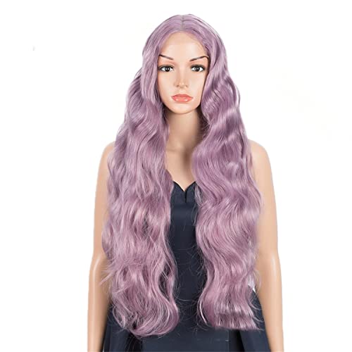 Perruque Ombre Blonde en dentelle synthétique vagues profondes pour une chevelure souveraine