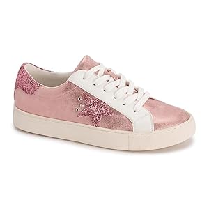 Corkys Footwear Supernova Lace-Up Glitter Star Sneakers