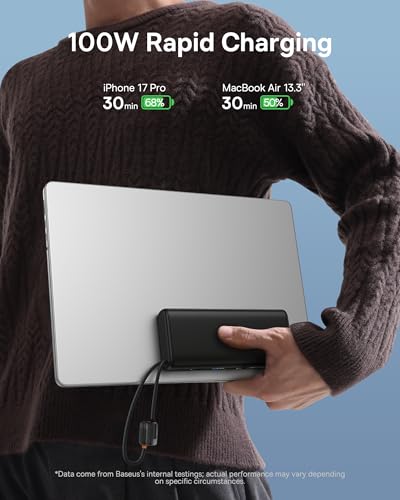 100W USB-C Power Bank for Laptop