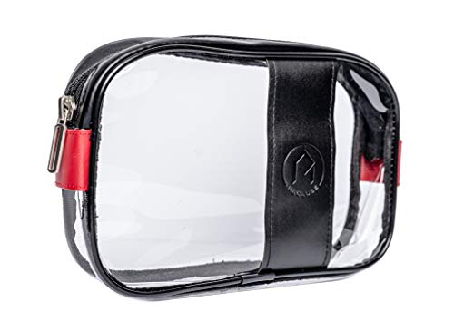 Preisvergleich Produktbild Kulturbeutel Transparent 1 Liter RECLUSE, Handgepäck Flüssigkeiten, Kulturtasche durchsichtig, Waschbeutel