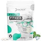 Jawliner® - Pioneers the Toughest Handmade 15x Harder Jawline Gum Includes 12 Weeks Coaching - Sugar-Free Mint Hard Gum - Jawline Exerciser for Mewing - Chewing Gum for Shaping the Jaw (2 Months Pack)