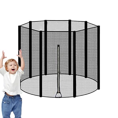 Red de cama elástica de alta densidad resistente a los rayos UV y a la intemperie, malla de seguridad transpirable para niños, adolescentes, niños y niñas, perfecta para divertirse y jugar al aire