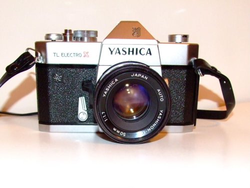 Yashica TL Electro X 35mm SLR Film Camera With M42 Screw Mount Zoom Lens. (Renewed)
