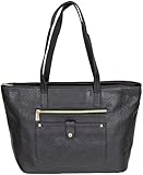 SAC A MAIN FEMME MULTIPOCHES LucieElle Sac Cabas Femme CUIR PU A4 / Sac a Main femme CUIR PU (NOIR)