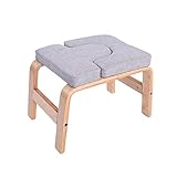 Feines Handwerk: Der Yoga-Hocker ist ergonomisch geformt und innovativ. Traditioneller Inversionshocker benötigt Arme, um den gesamten Körper zu stützen. Dieser umgekehrte Hocker hilft auf dem Kopf zu stehen, unterstützt das Gewicht durch die Schultern und erleichtert den umgekehrten Stand. Es ist die erste Wahl für Anfänger Yoga Invader. Es verfügt über die einfache Struktur, es ist leicht zu tragen, es ist beliebt für Yoga-Enthusiasten.