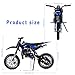 Sinuyie ‌Kids Dirt Bike 8-14 - 49cc 2-Stroke Pro-Level Off-Road Gas Motorcycle with Hydraulic Disc Brakes, Heavy Duty Alloy Frame, 25MPH Max Speed (Blue)