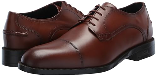 Image of BOSS Men's Tayil Smooth Leather Derby Dress Shoe