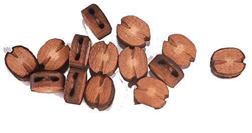 Model Shipways Beautiful Blocks 1 Sheave 4.0 mm Wood Block 20 Pack