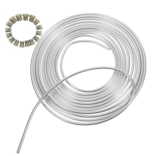 Accesorio para vehículos con manguera trenzada para línea de freno flexible