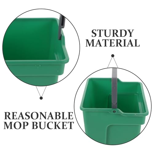 Cubo de agua de plástico con asa resistente y capacidad de 4 litros 3