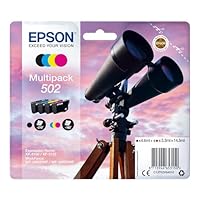 Epson 502 Serie Binocolo, Cartuccia originale getto d'inchiostro, Formato Standard, Multipack...