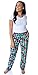 Disney Women's Monsters Inc. Allover Character Heads Loungewear Sleep Pajama Pants (X-Large)