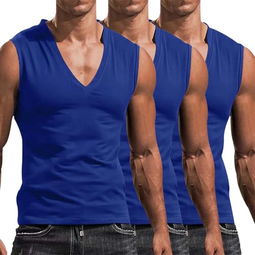 Col en V pour éviter les frottements : le débardeur homme taille M optimal