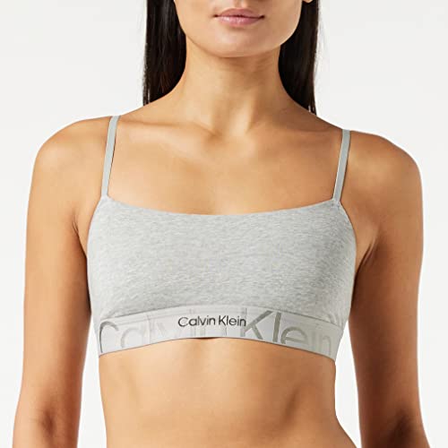 Brassière en coton griffée - vue 6