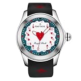 OBLVLO Kafyase - Reloj deportivo de lujo para hombre, esfera de tierra, PVD, resistente al agua, automático, esfera de tigre, reloj mecánico de goma, KF-PR-06, Moderno