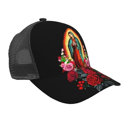 Gorra beisbolera Virgin Mary Our Lady of Guadalupe ajustable miniatura 7