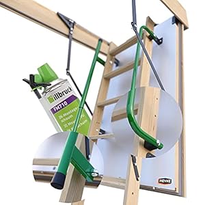 Heyke Pro-Passiv W1 Dachbodenleiter mit Handläufen