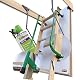 Bodentreppe 130×70 Heyke Pro-Passiv W1 mit zwei Handläufen