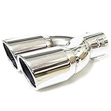 Das ist universal Endrohr. er ist versucht, und 99% der Autos passt. Aber immer noch sicher zu sein, überprüfen Sie bitte die Masse, die wir zur Verfügung stellen und vergleichen sie mit den Messungen von Ihrem Auto Auspuffrohr